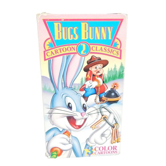 BUGS BUNNY Cartoon Classics 2 vintage VHS in original paper case - Picture 1 of 7
